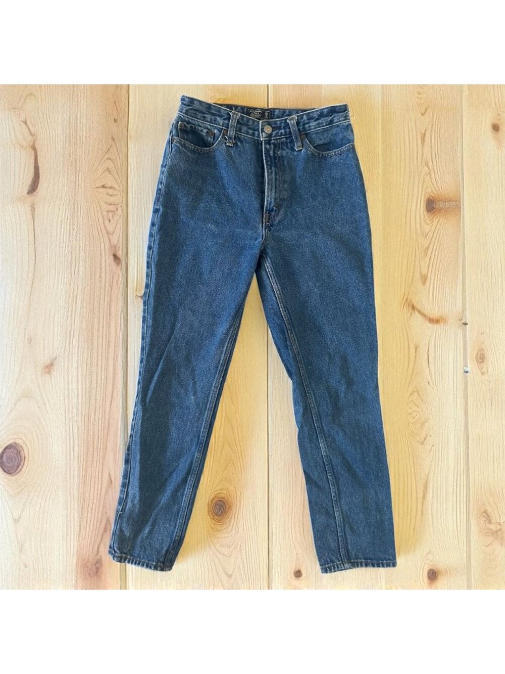 ABERCROMBIE & FITCH Annie High Rise Girlfriend Ankle Jeans Size 25 / US 0